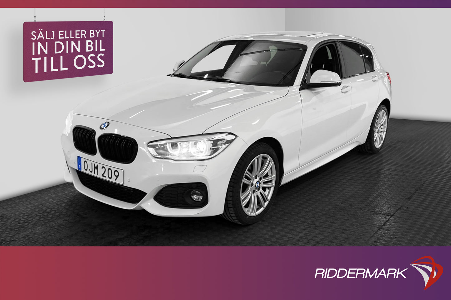 BMW 120 d xDrive 190hk M Sport Pano PDC Rattvärme Välservad