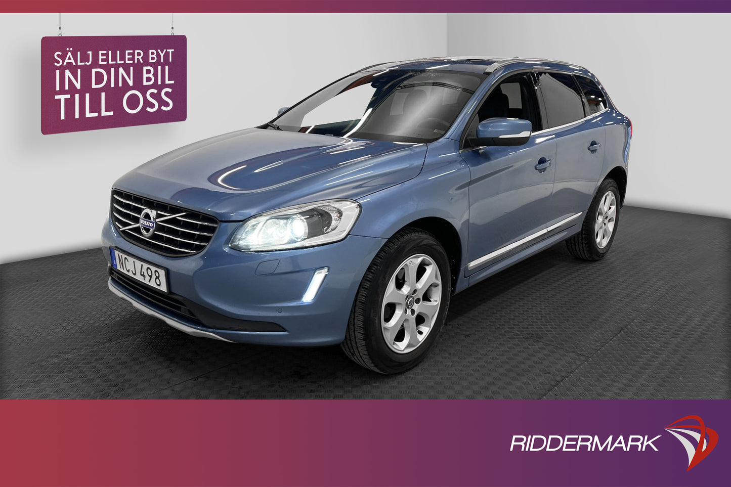 Volvo XC60 D4 AWD 190hk Summum D-värm VOC Pano Navi