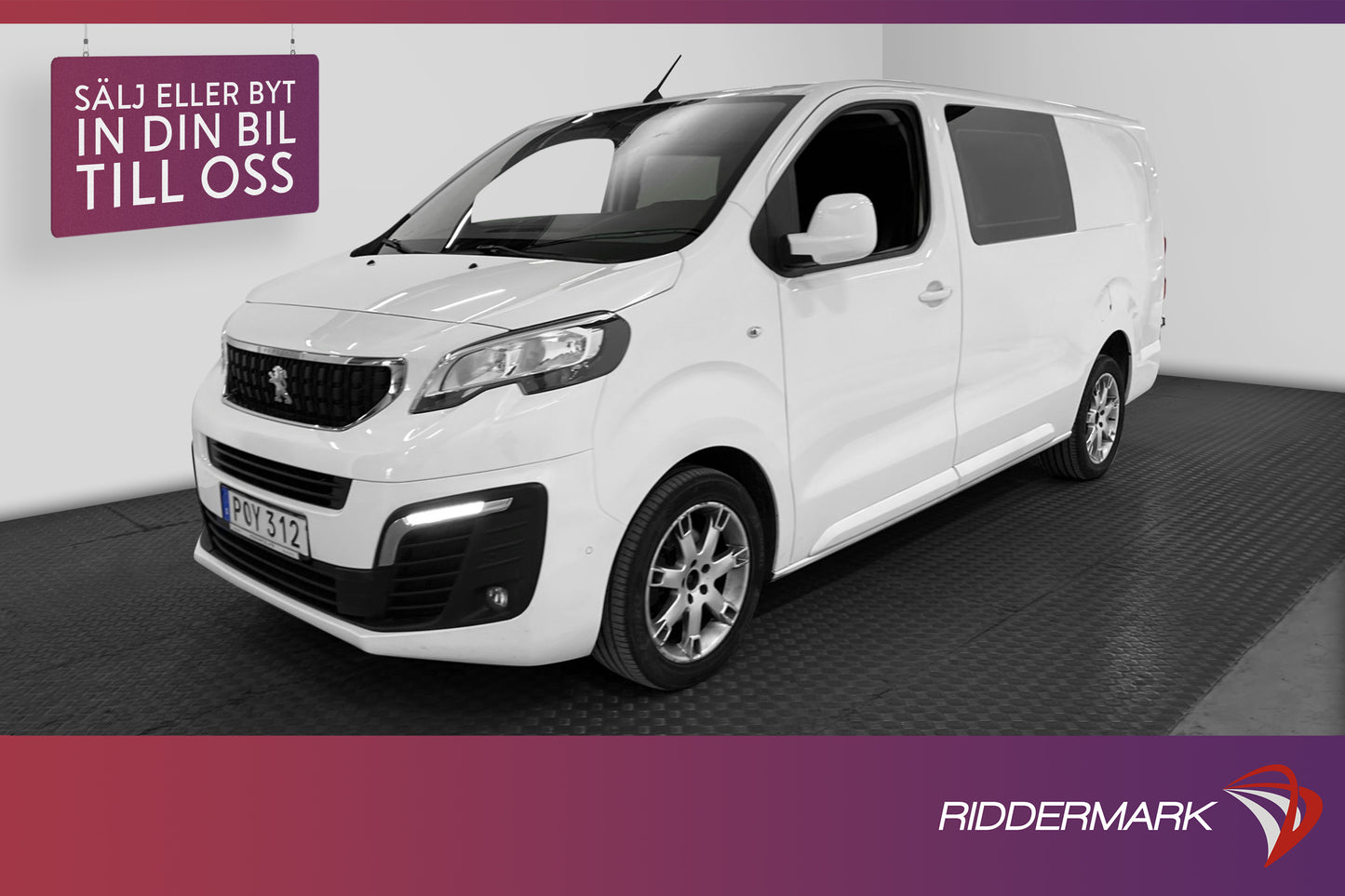 Peugeot Expert CrewVan L3 150hk Värmare Drag Kamera 6-Sits