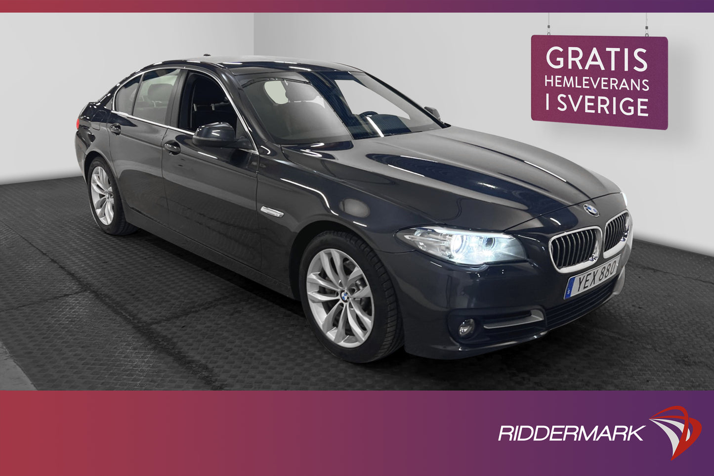 BMW 520d 190hk xDrive B-Kamera Navigation Skinn 0,49l/mil