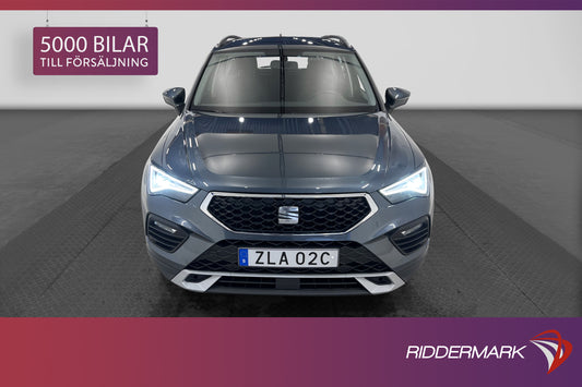 SEAT Ateca 1.0 110hk Style Kamera Rattvärme Drag Välservad