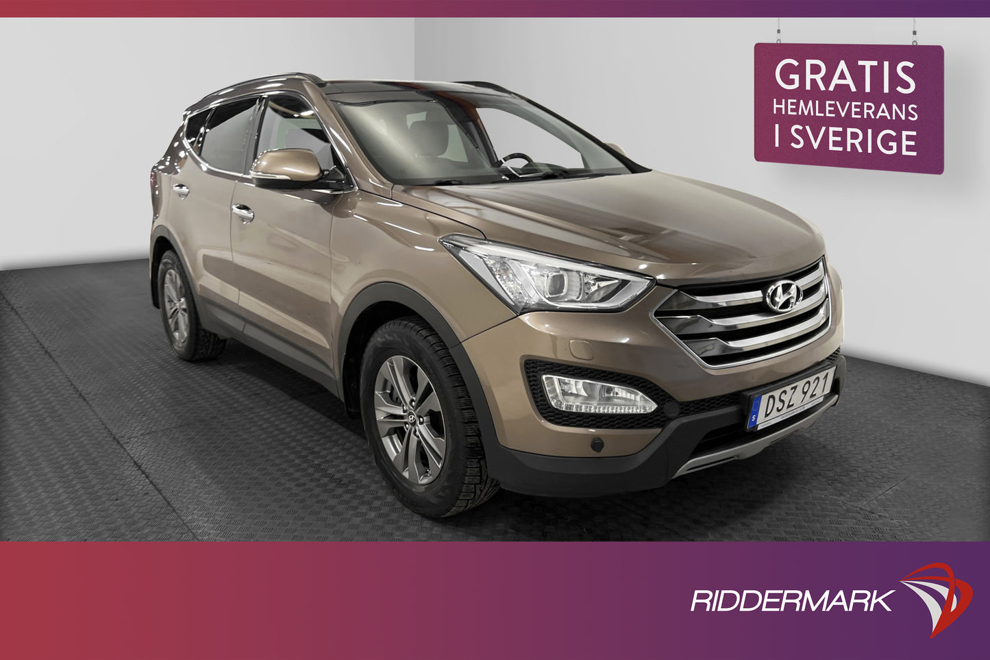 Hyundai Santa Fe 2.2 CRDi 197hk 4WD Pano M-Värmare Skinn