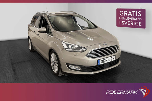 Ford Grand C-Max 1.5 EcoBoost Titanium 7-sits Kamera MOMS