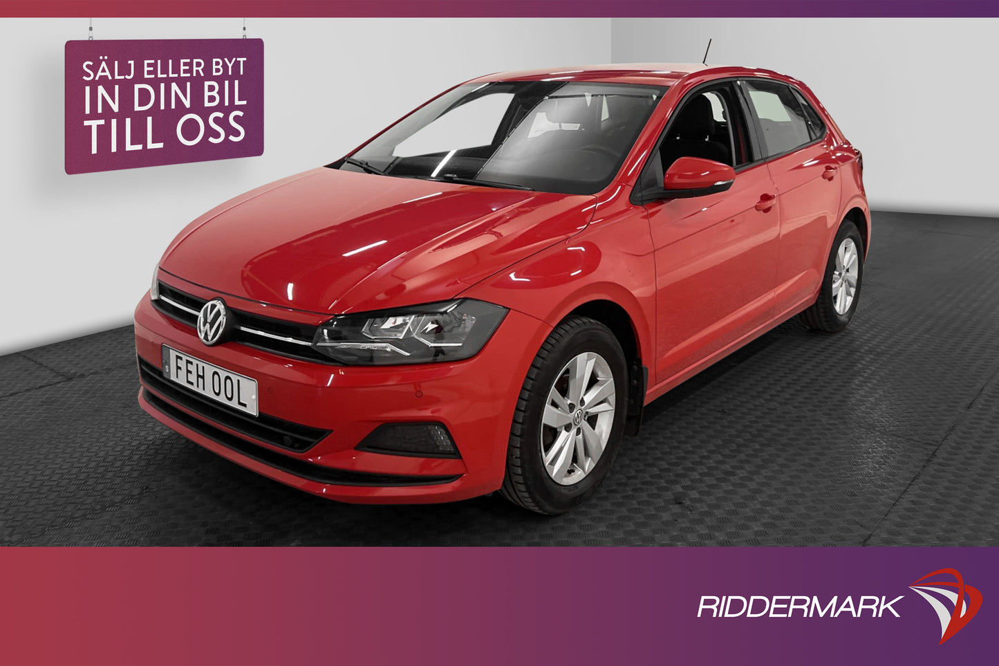 Volkswagen Polo 1.0 TSI 95hk Motorvärmare P-Sensorer 3293Mil