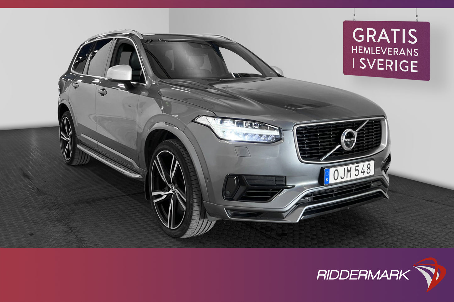 Volvo XC90 T8 TwEn AWD 407hk R-Design B&W Pano Luftfjädring