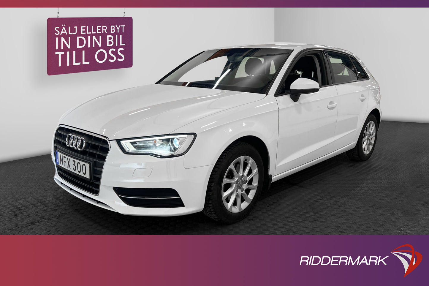 Audi A3 Sportback 1.2 TFSI 110hk 0,50l/mil HEMLEVERANS