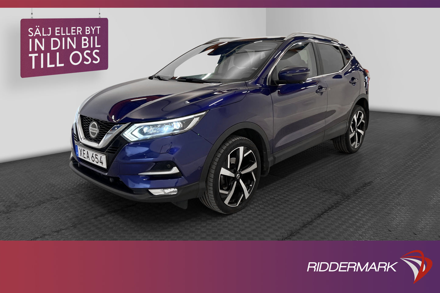 Nissan Qashqai 1.6 dCi 130hk Tekna Pano 360º Kamera Navi