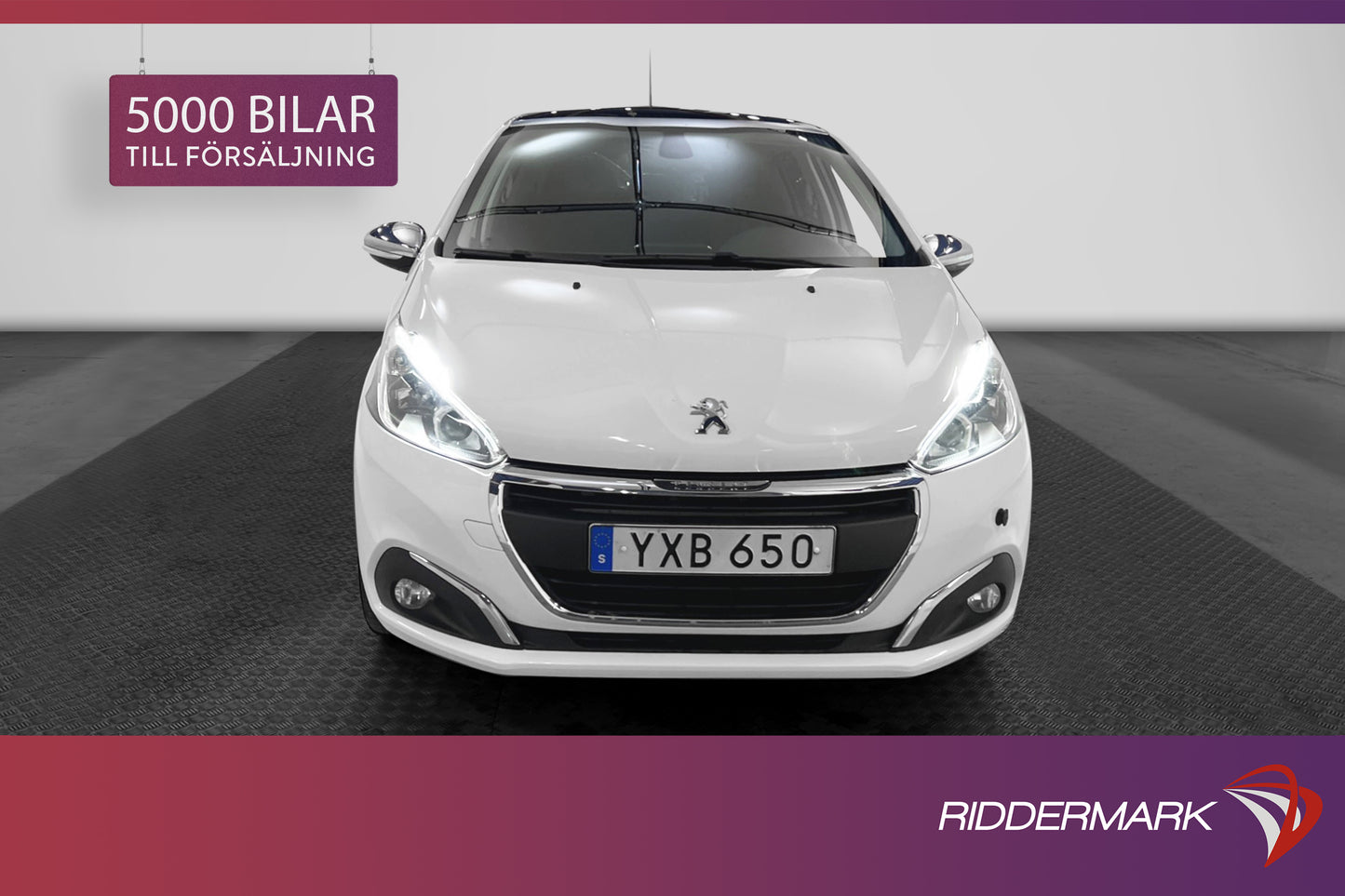 Peugeot 208 1.2 VTi 82hk Style Pano Värmare Sensorer Drag