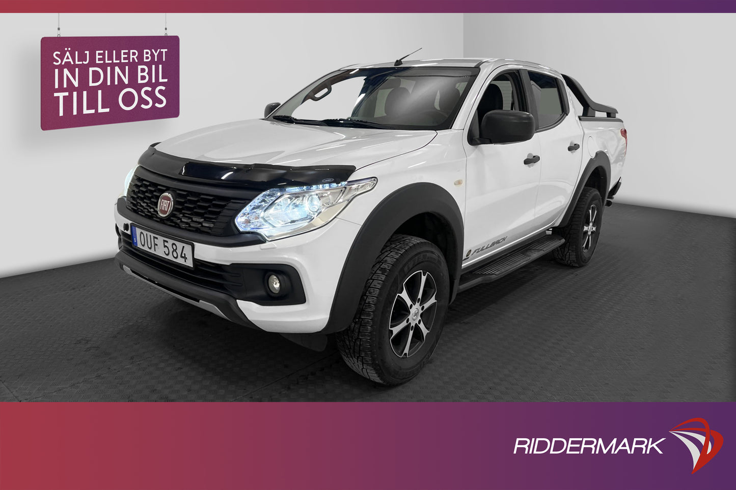 Fiat Fullback Cross 2.4 4x4 181hk D-Värm Dragkrok Skinn MOMS