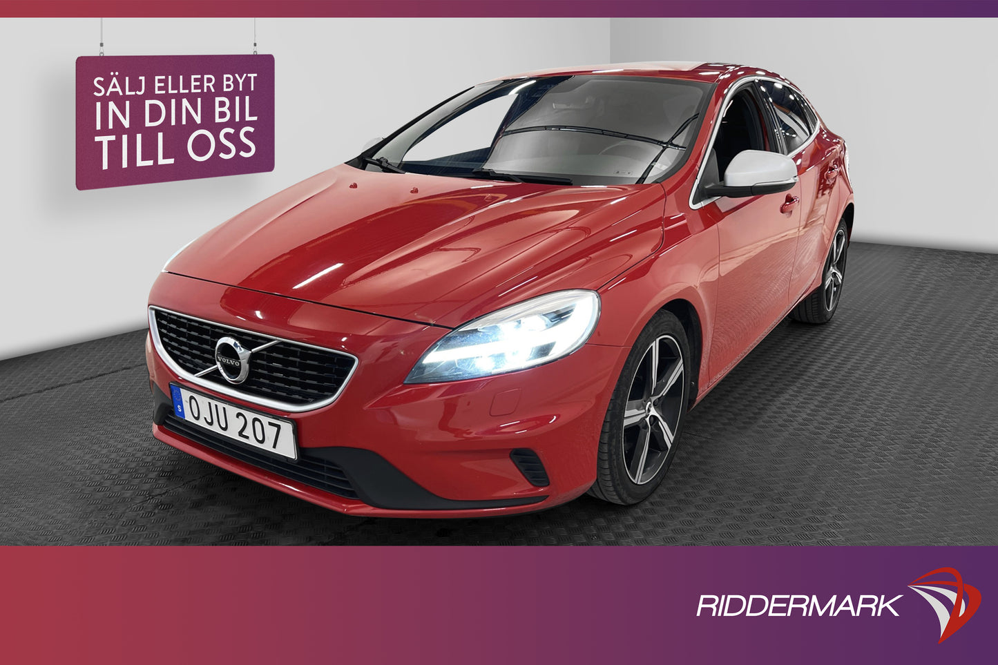 Volvo V40 T2 122hk R-Design Sensorer Välservad 0,55l/mil