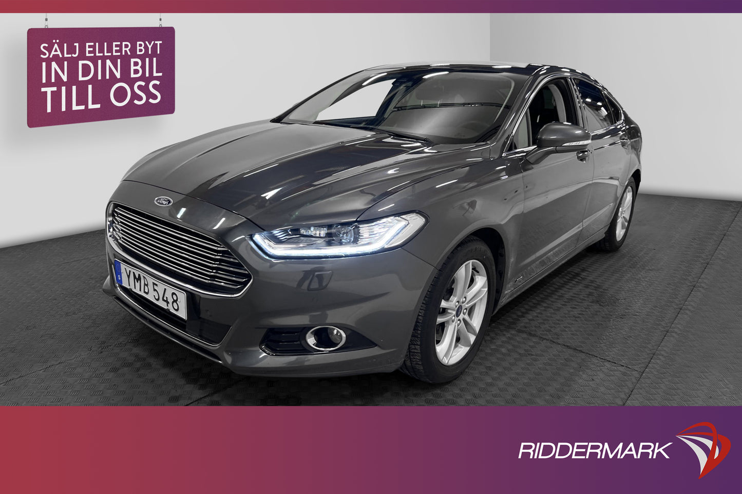 Ford Mondeo 180hk AWD Värmare Keyless Navi Skinn/Alcantara