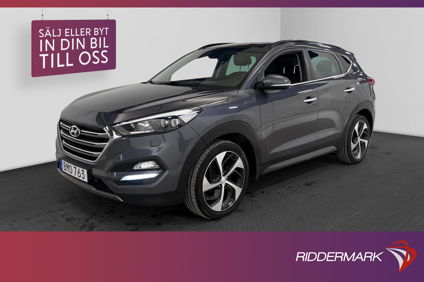 Hyundai Tucson 4WD 177hk Premium Pano Navi Kamera Skinn Drag