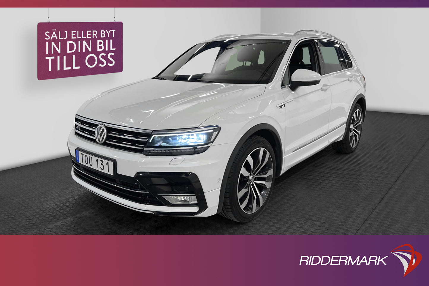 Volkswagen Tiguan 2.0 TDI 190hk 4M R-Line DVärm Cockpit Pano