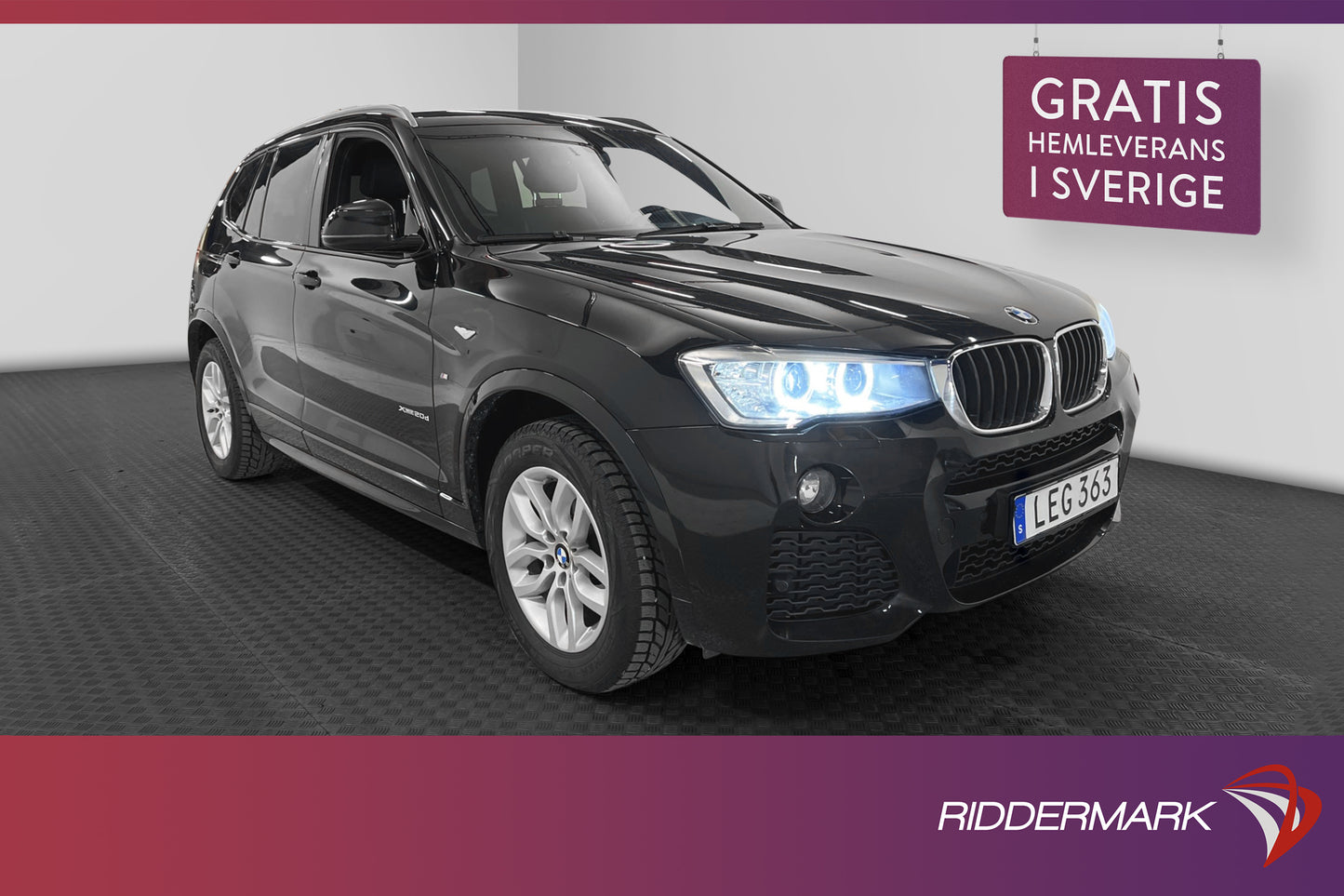 BMW X3 xDrive20d 190hk M-Sport B-Kamera D-Värmare Navi