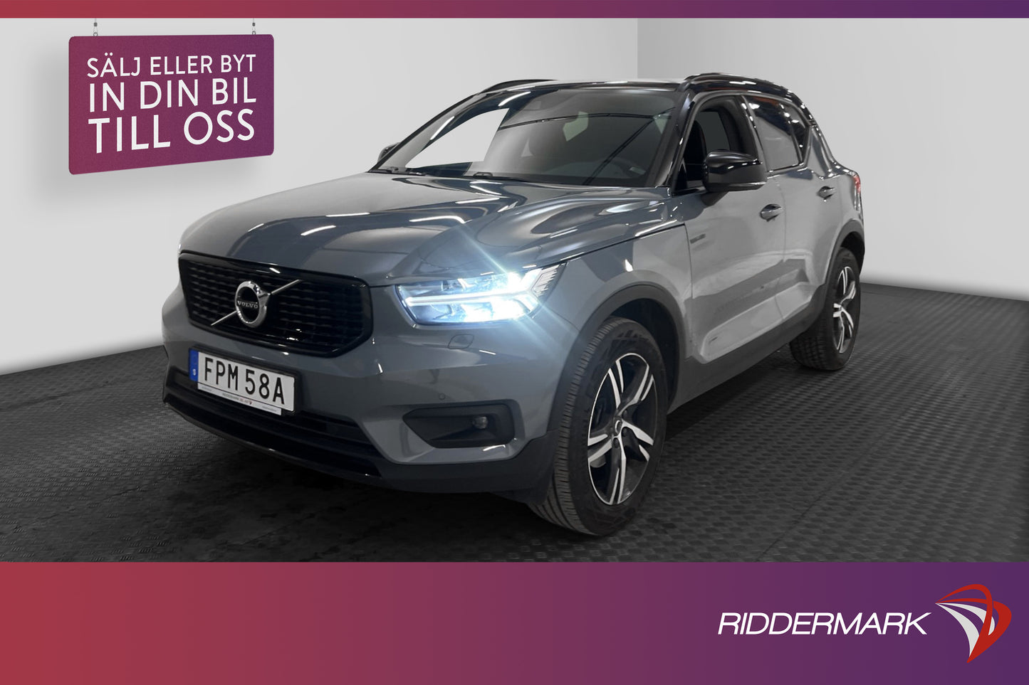 Volvo XC40 T3 163hk R-Design VOC Värmare Kamera BLIS Carplay