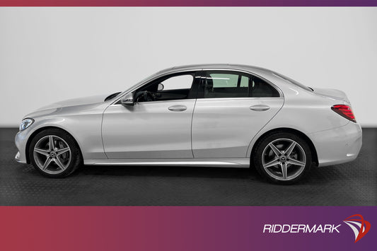 Mercedes-Benz C 220d 4MATIC AMG Pano Burmester Skinn Drag