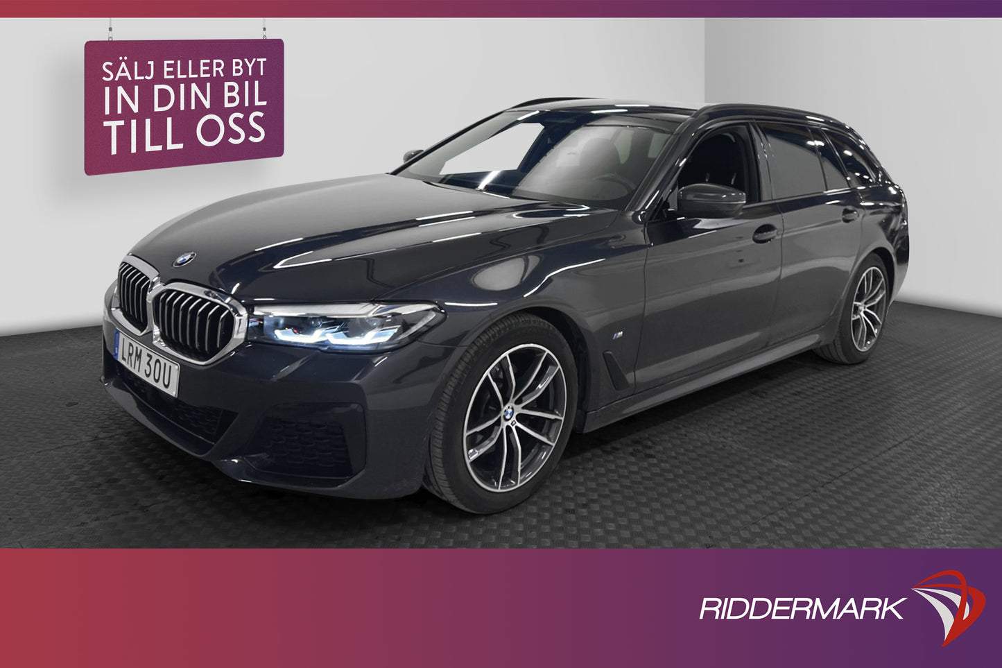 BMW 520d xDrive M Sport Kamera Rattvärme HiFi Disp.Key Drag