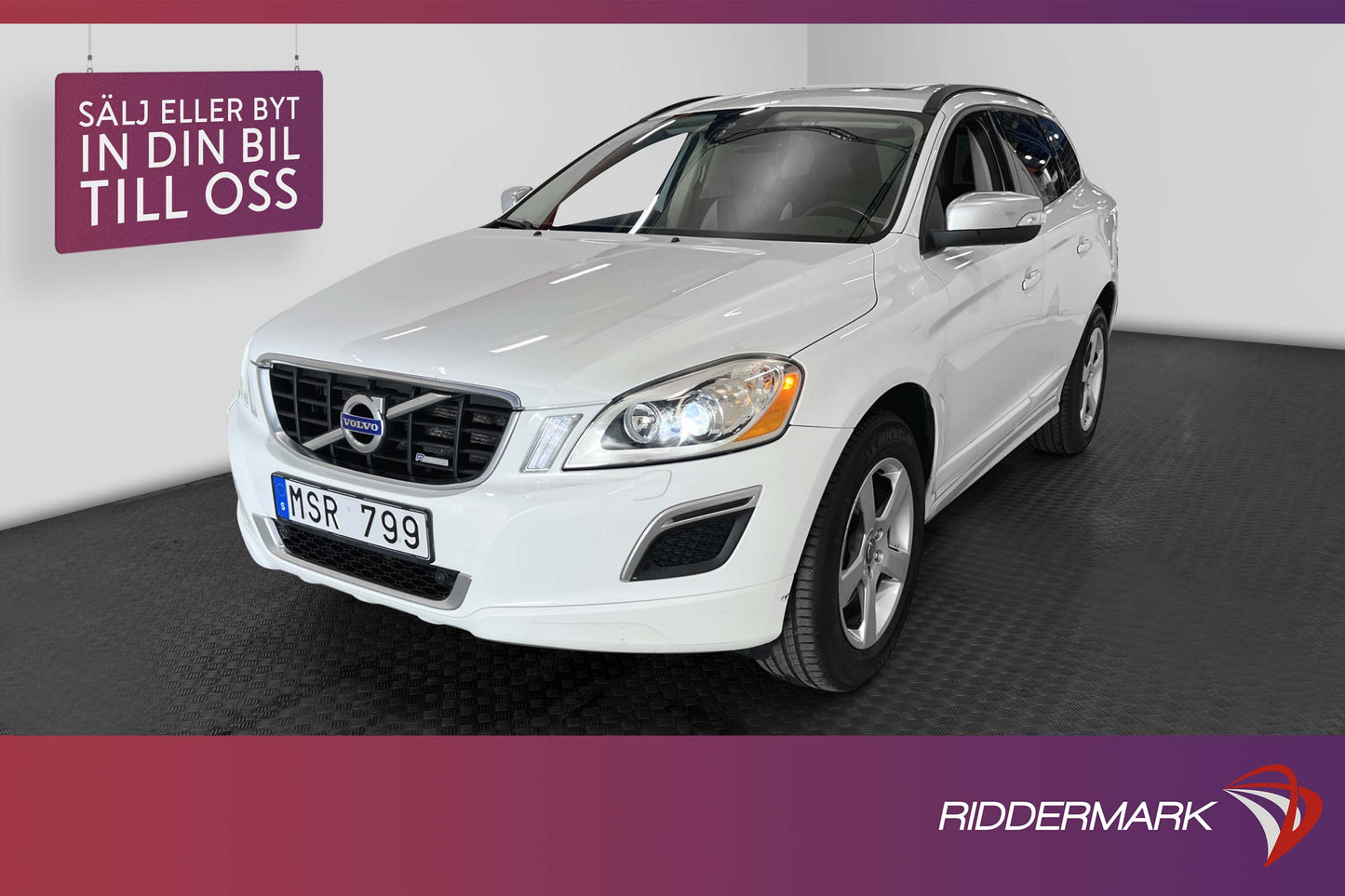 Volvo XC60 D5 215hk AWD R-Design D-Värm Pano VOC Skinn Navi