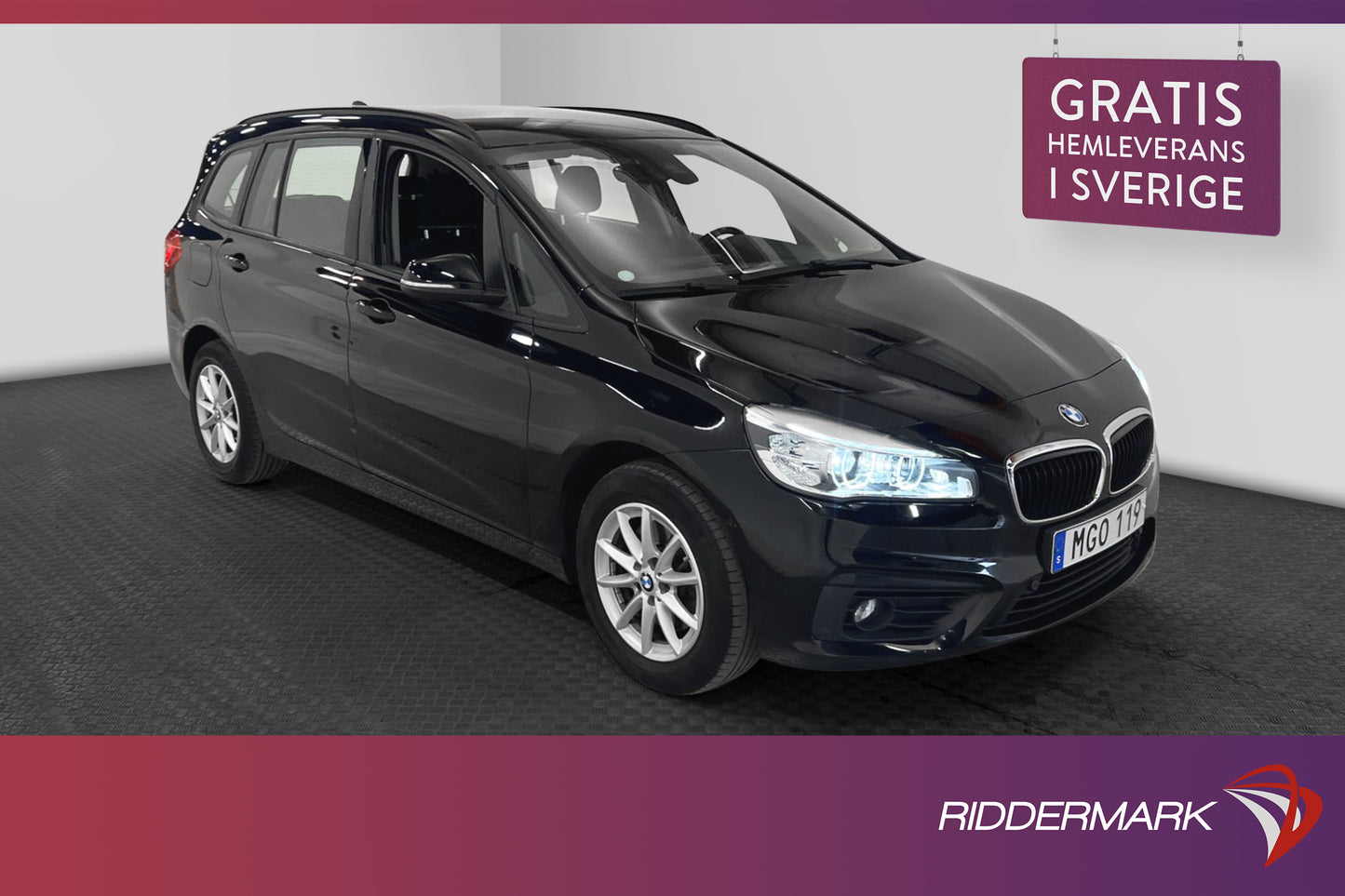 BMW 218i Gran Tourer 136hk Advantage 7-sits Kamera Välservad