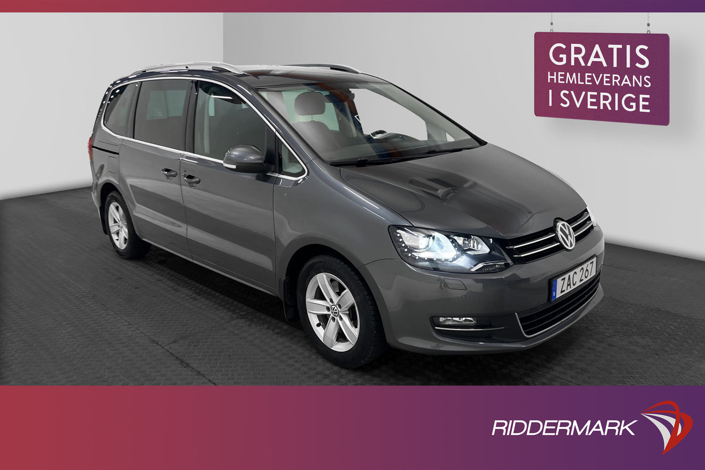 Volkswagen Sharan 2.0 TDI 4M Premium 7-sits Värmare 184hk