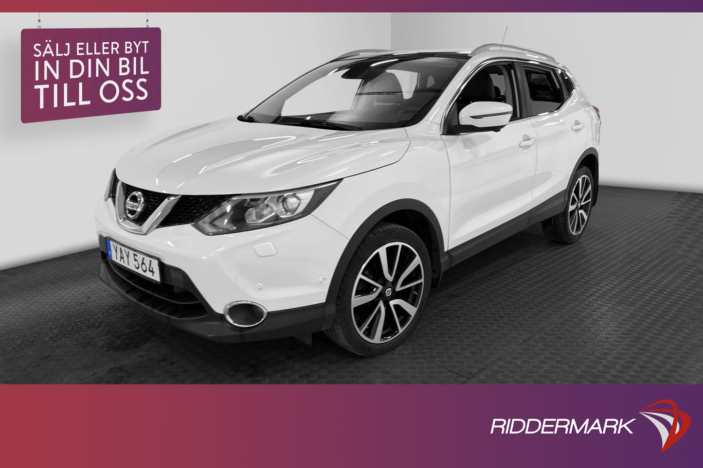 Nissan Qashqai 1.5 dCi 110hk Tekna Pano 360 View Navi