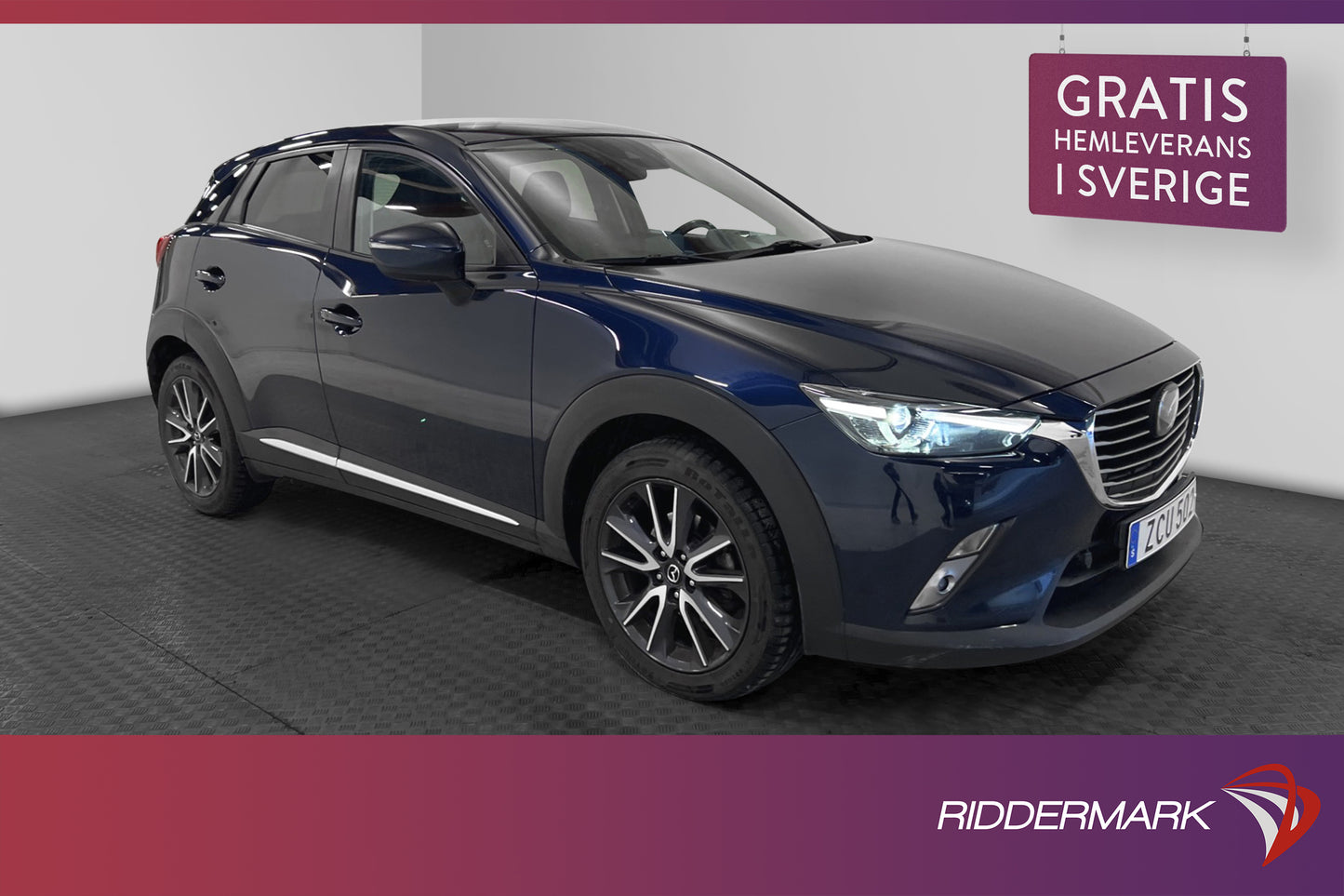 Mazda CX-3 SKYACTIV-G AWD 150hk Optimum BOSE HUD Kamera Drag