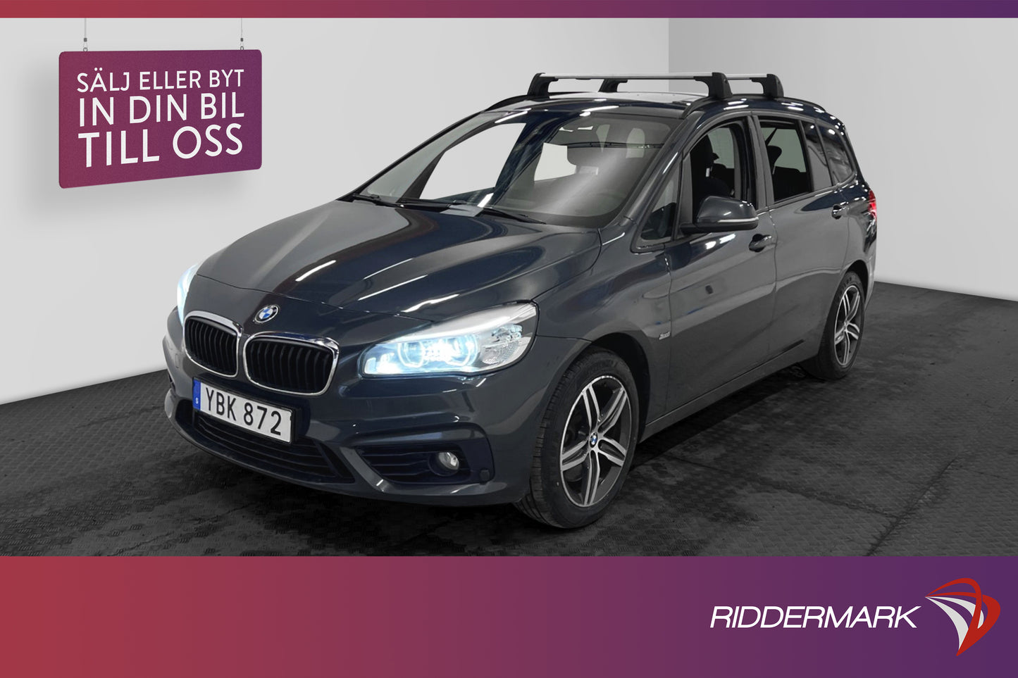 BMW 220d xDrive GT Sport line 7-sits Pano B-kamera 190hk