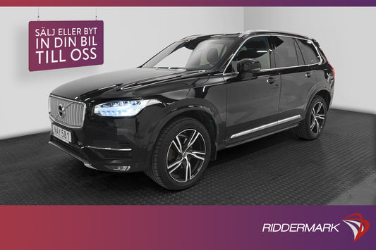 Volvo XC90 D5 AWD Inscription VOC 7-sits HUD Kamera Drag