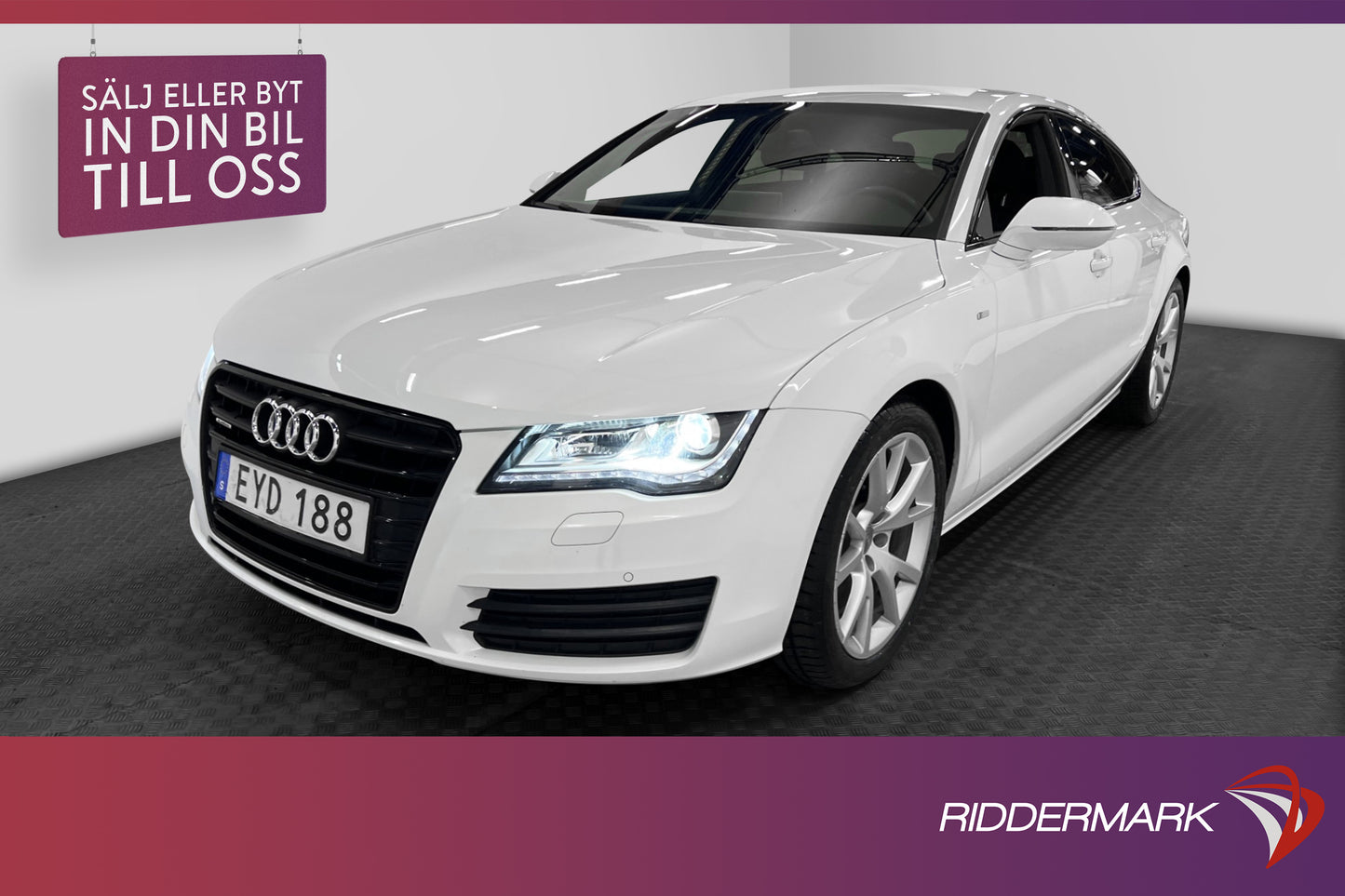 Audi A7 Sportback 3.0 TDI V6 Q 204hk S-Line Navi Sensorer