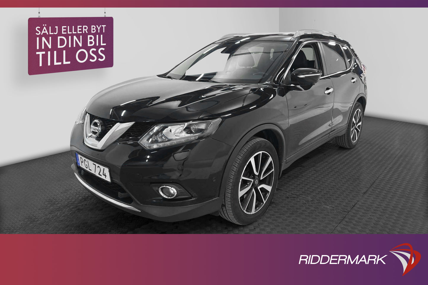 Nissan X-Trail 2.0 dCi 177hk 4X4 TEKNA 7-sits Navi  360°