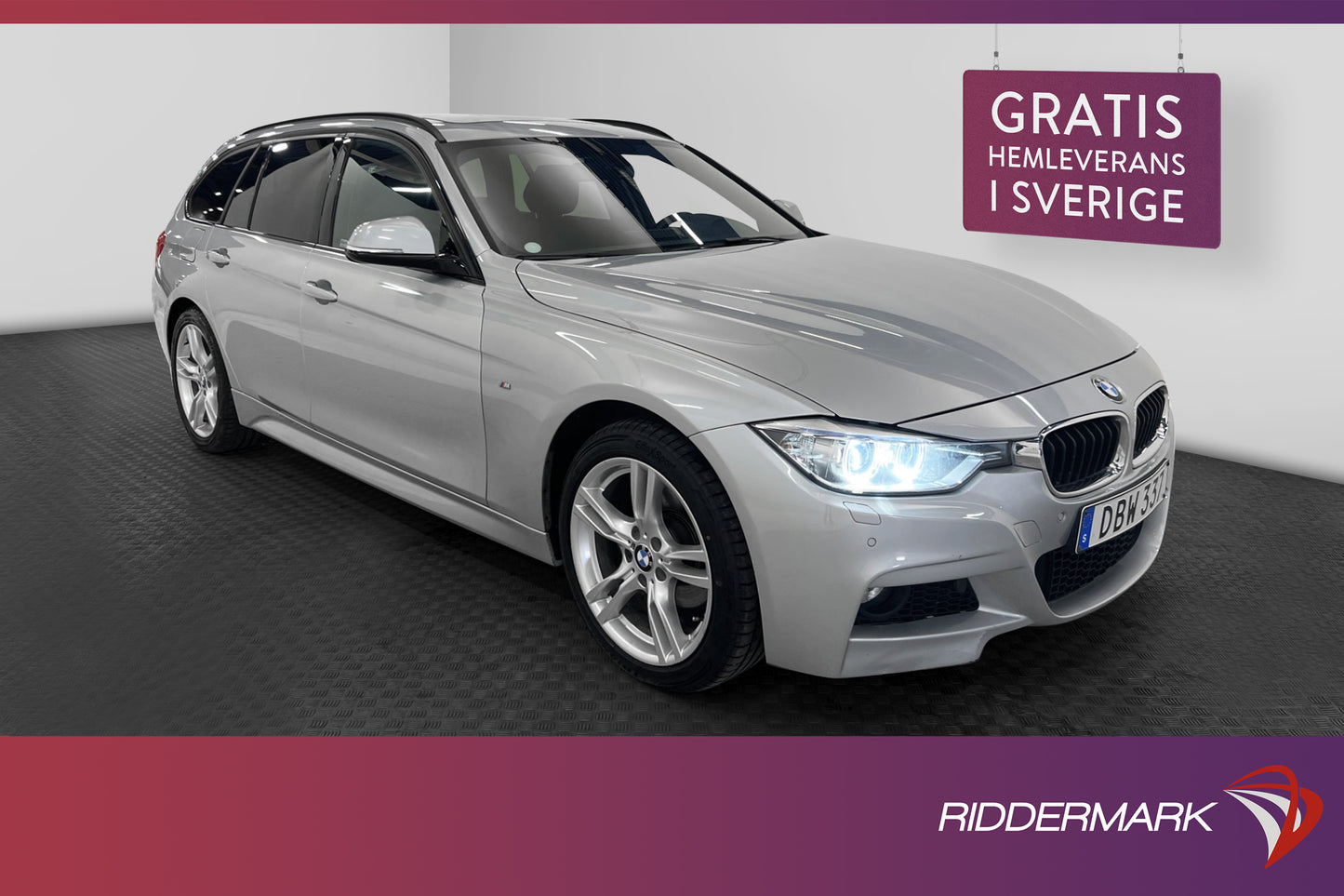 BMW 320d xDrive 184hk M Sport Pano Navi Drag 1-Brukare