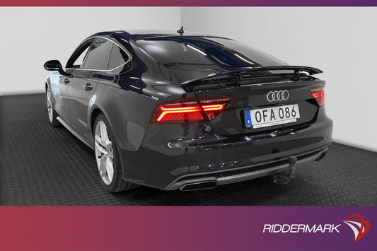 Audi A7 3.0 TDI 320hk Quattro S-Line T-Lucka BOSE D-Värm HUD