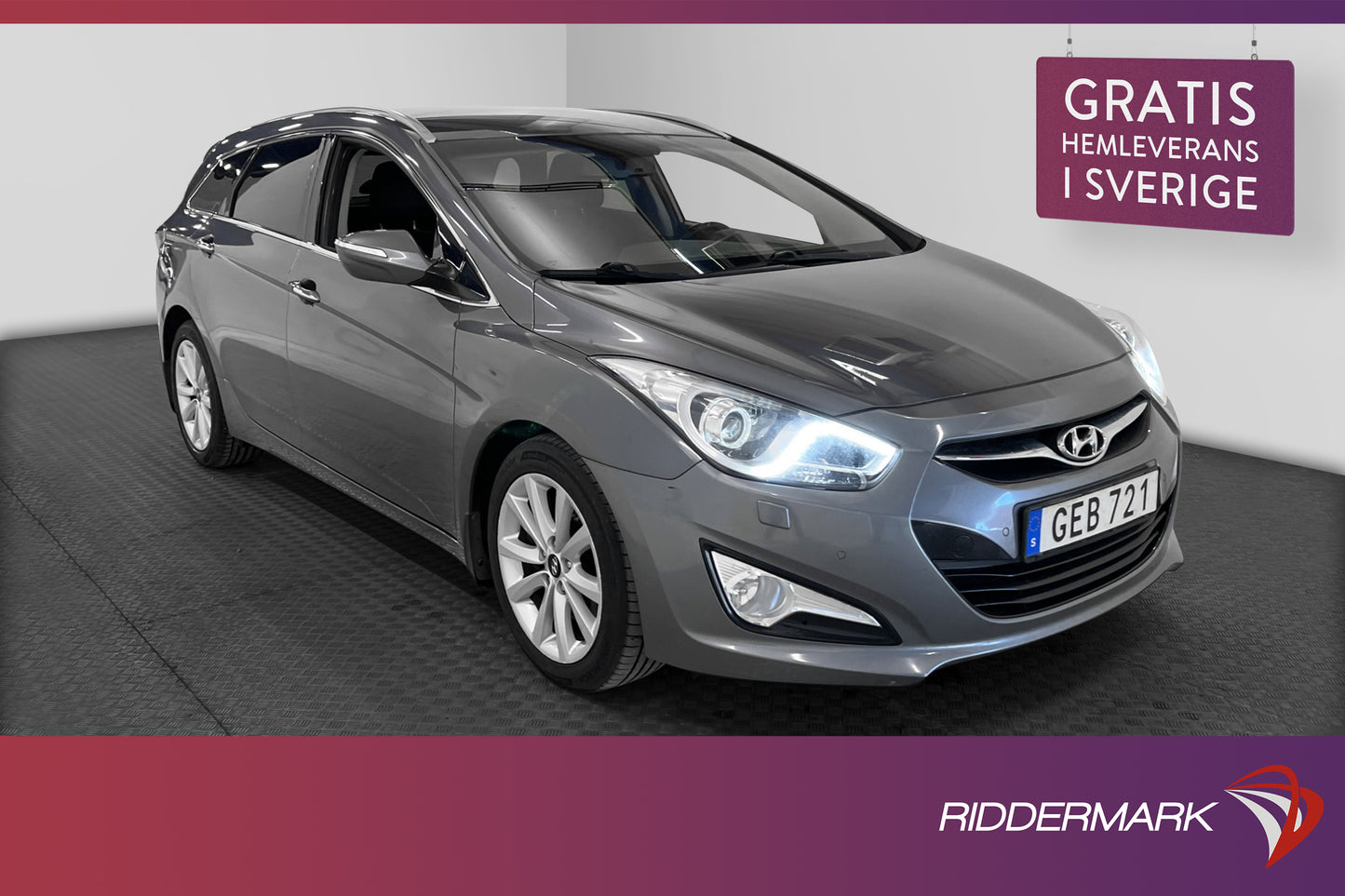 Hyundai i40cw 1.7 CRDi 136hk Kamera Navi Sensorer 0,56l/mil