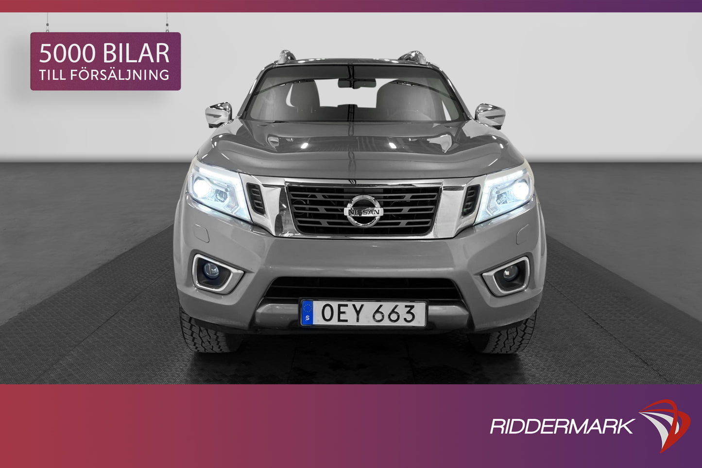 Nissan Navara Tekna 2.3dCi 4WD Dragkrok Skinn MOMS 1-ÄGARE