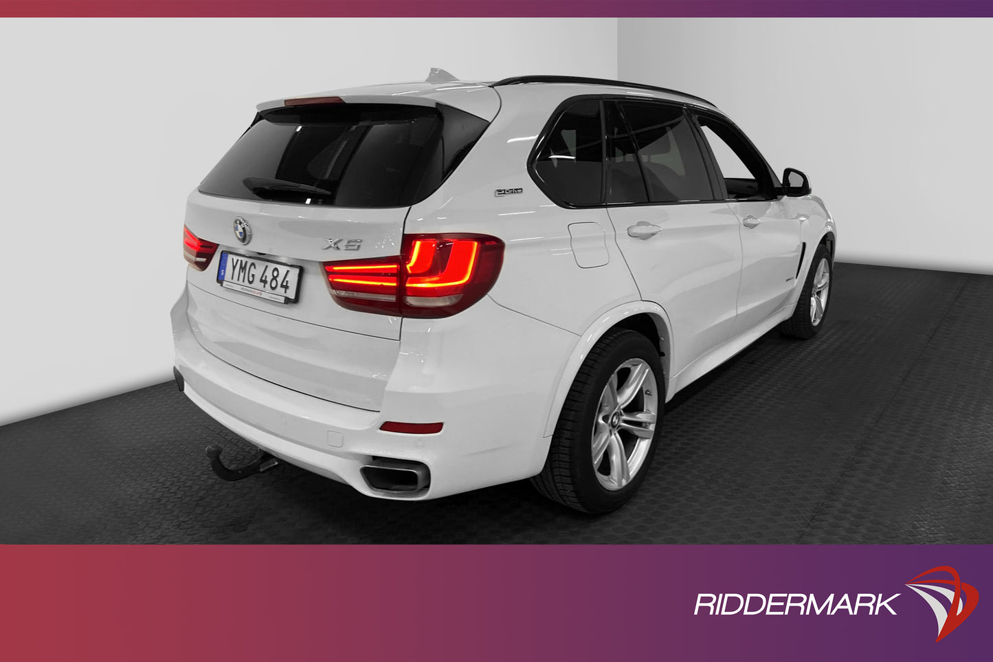 BMW X5 xDrive40e M Sport Kamera H/K Drag Skinn Navigation