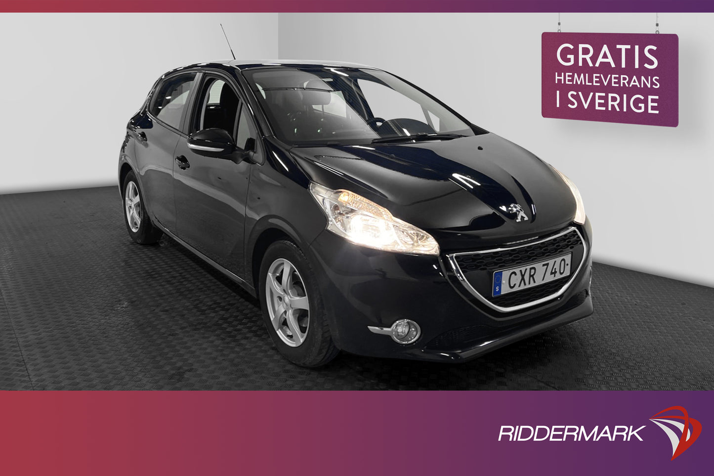 Peugeot 208 1.2 VTi 82hk P-sensorer Välservad Ny Kamrem