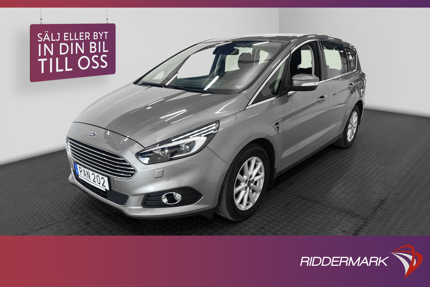 Ford S-Max 2.0 TDCi AWD 180hk 7-sits Värmare Sensorer Drag