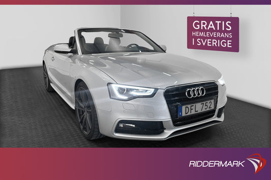 Audi A5 Cabriolet 1.8 TFSI 170hk S-Line Värmare Sensorer 20"