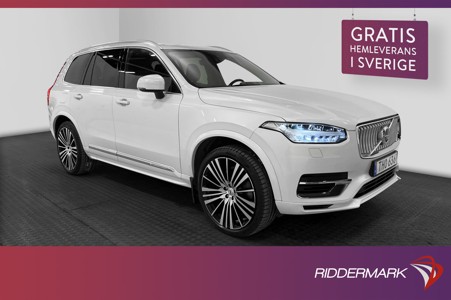 Volvo XC90 T8 TwEn AWD Inscription VOC 7-sits Pano B&W Drag