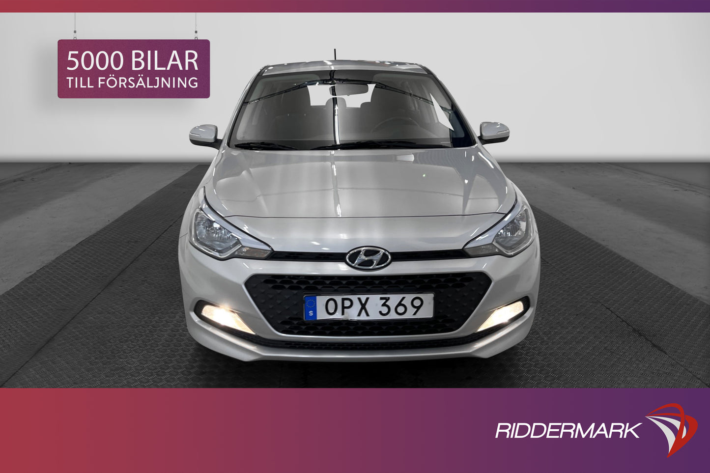 Hyundai i20 5-dörrar 1.2 84hk Comfort En-brukare Välservad