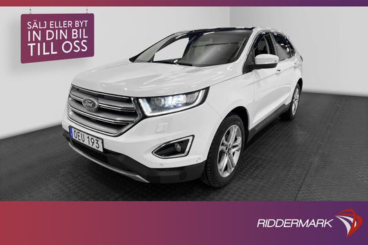 Ford Edge TDCi Bi-Turbo AWD 210hk Pano Värmare Skinn Drag