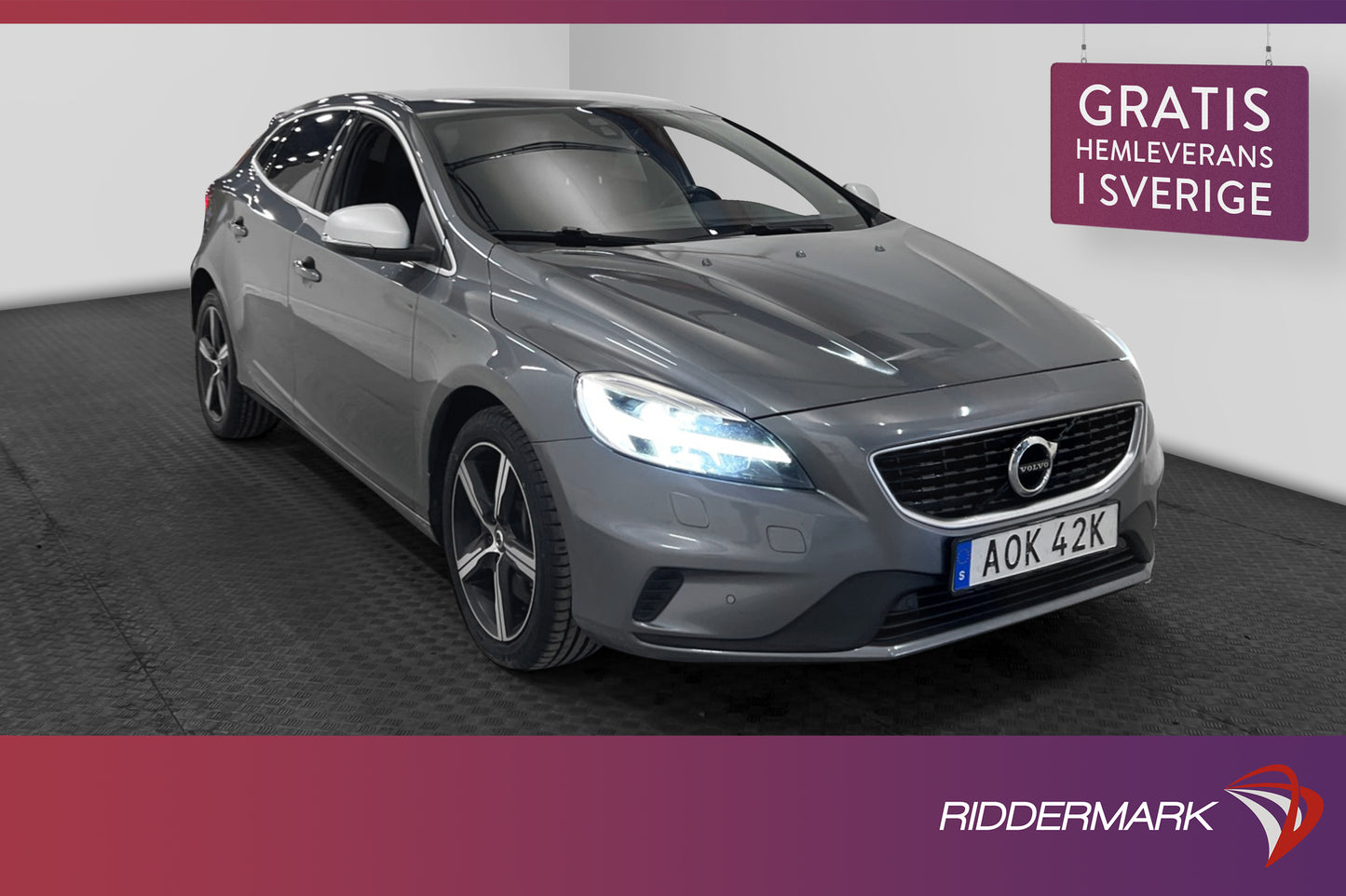 Volvo V40 T3 152hk R-Design Navi P-Värm VOC PDC