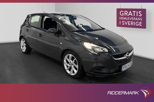 Opel Corsa 1.4 90hk Enjoy CarPlay Rattvärme Sensorer LÅGMIL