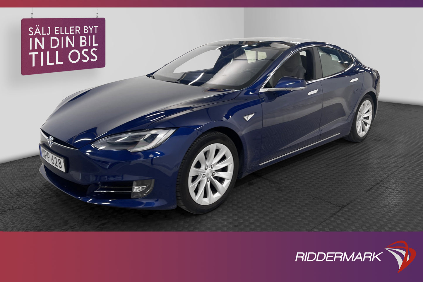 Tesla Model S 90D AWD Luftfjädring Panorama