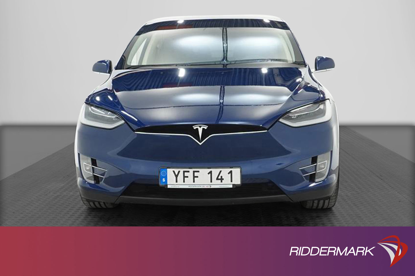 Tesla Model X 90D AWD Backkamera 6-Sits Navi FSD Drag Skinn