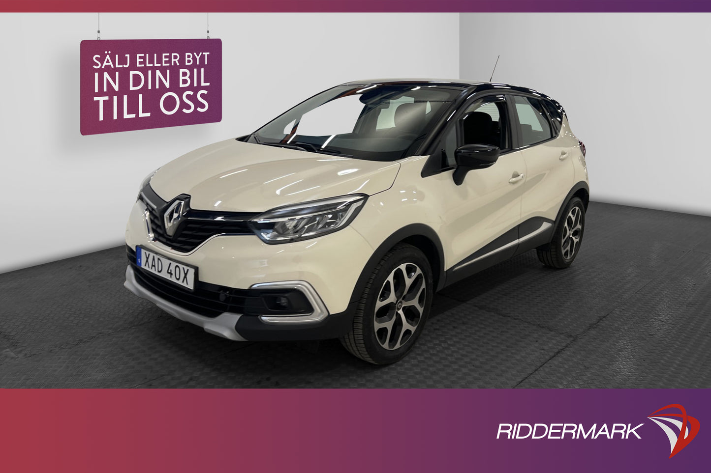 Renault Captur 0.9 TCe 90hk Värmare Kamera Navi Välservad