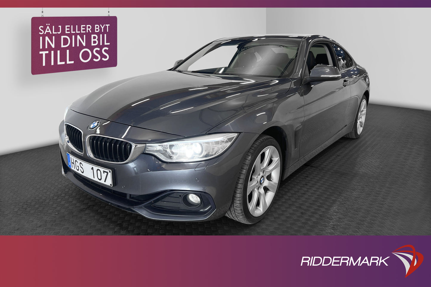 BMW 428 i xDrive Coupé 245hk Sport line Dragkrok Skinn PDC