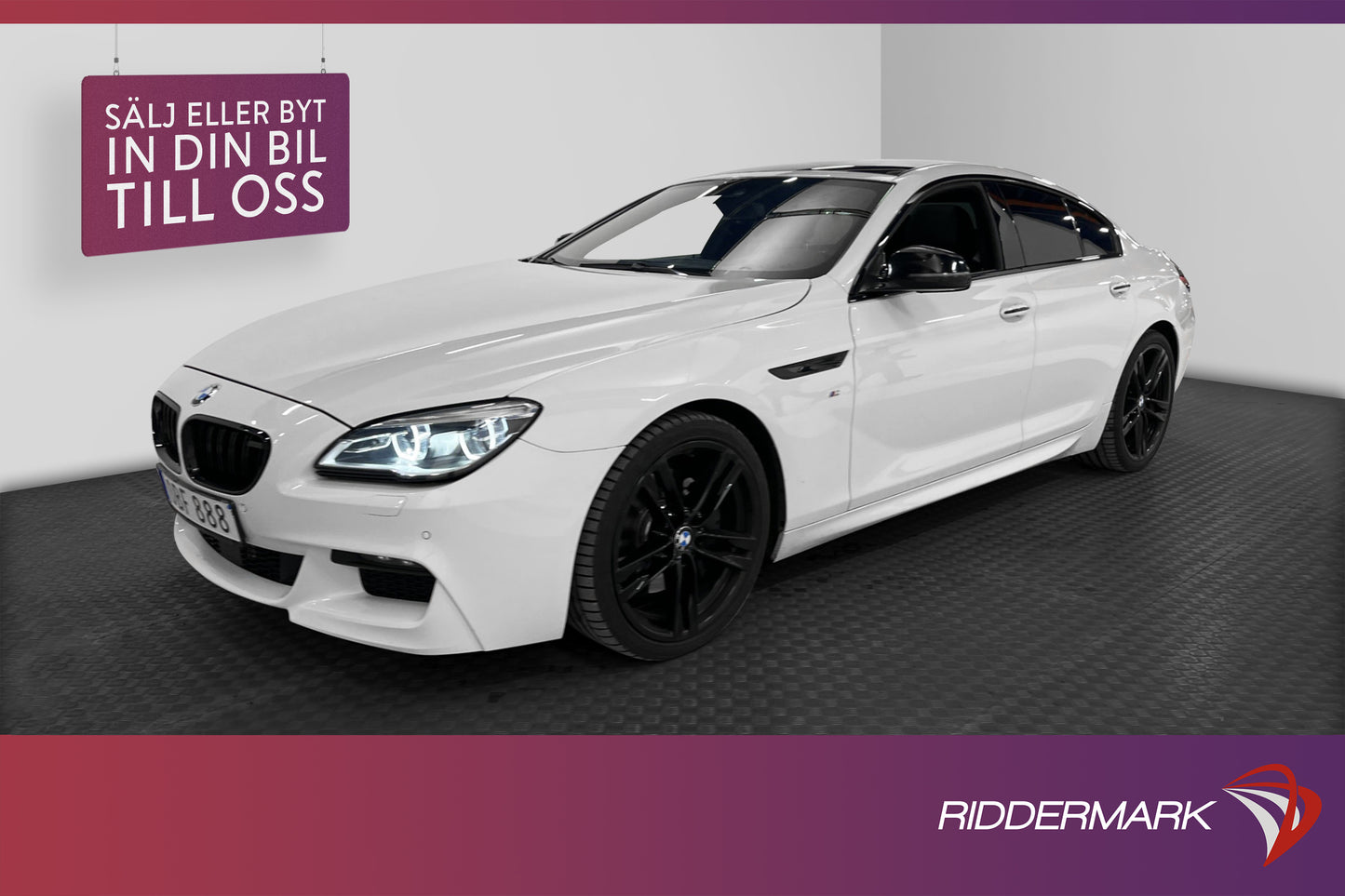 BMW 640 d xDrive Gran Coupé 313hk M Sport Pano H/K HUD Skinn