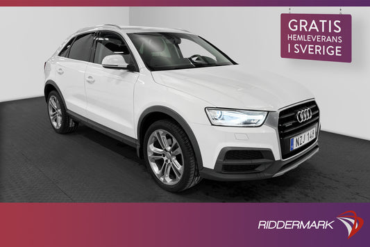 Audi Q3 TDI Q 150hk Sport Edition Halvskinn Sensorer Drag