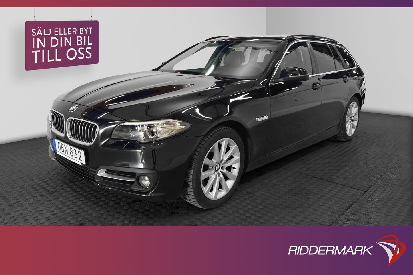 BMW 520d Touring xDrive 184hk Pano Navi Skinn Sensorer